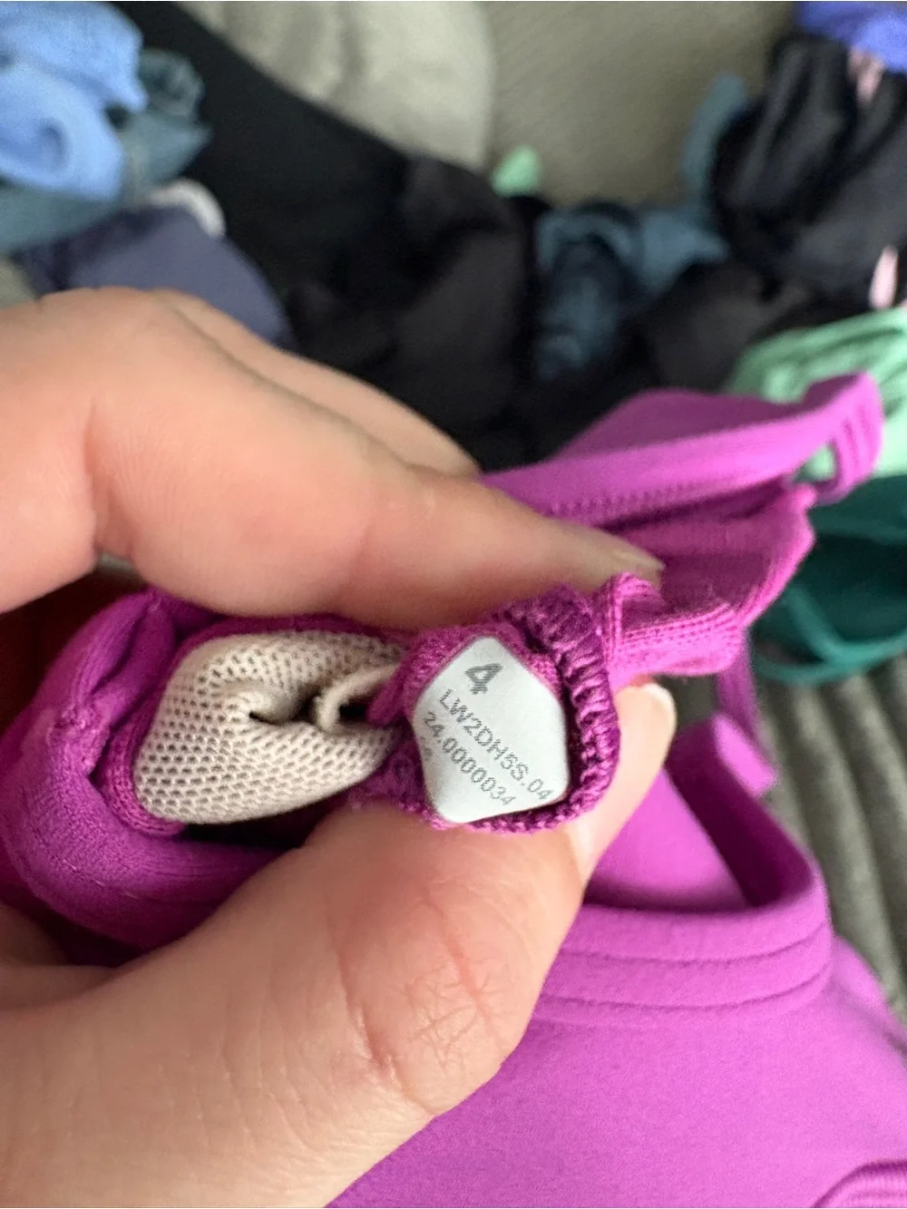 Lululemon Flow Y Bra Nulu *Light Support, A–C Cups Vivid Plum
